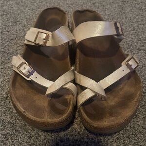 Birkenstock Mayari in Pearl, size 41, used